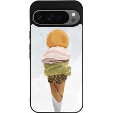 Coque Google Pixel 9 Pro XL - Silicone rigide noir Summer 2025 Cornet