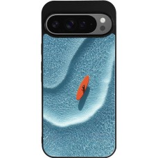 Google Pixel 9 Pro XL Case Hülle - Silikon schwarz Orange surf Summer 2026