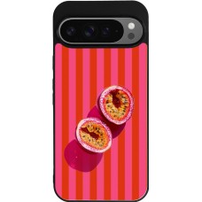 Google Pixel 9 Pro XL Case Hülle - Silikon schwarz Passion fruit Summer 2026