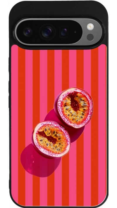 Google Pixel 9 Pro XL Case Hülle - Silikon schwarz Passion fruit Summer 2026