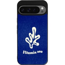 Google Pixel 9 Pro XL Case Hülle - Silikon schwarz Vitamin sea Summer 2026