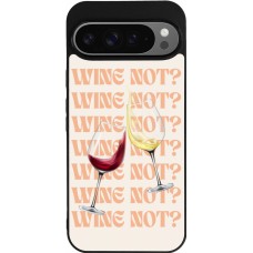 Coque Google Pixel 9 Pro XL - Silicone rigide noir Wine not