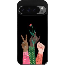 Google Pixel 9 Pro XL Case Hülle - Silikon schwarz Womens day 2026 2