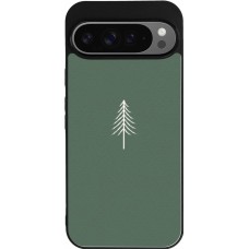 Coque Google Pixel 9 Pro XL - Silicone rigide noir Christmas 22 minimalist tree