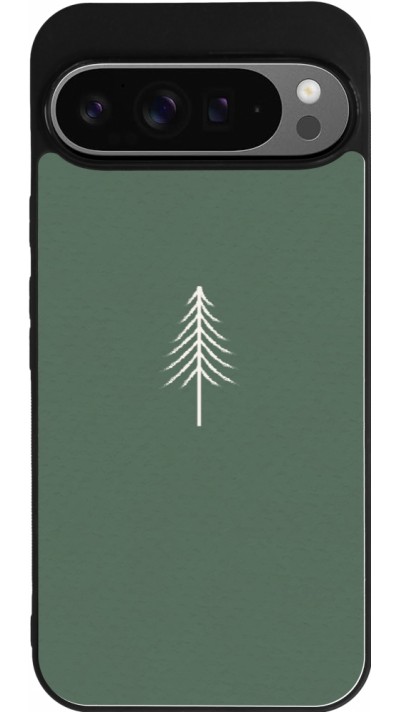 Coque Google Pixel 9 Pro XL - Silicone rigide noir Christmas 22 minimalist tree