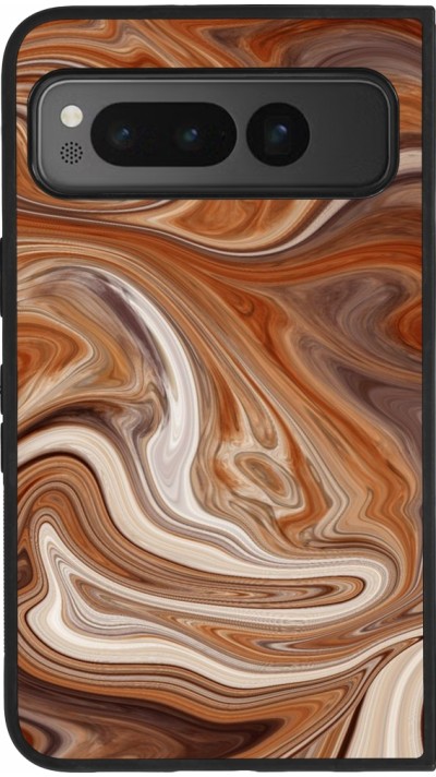 Google Pixel Fold Case Hülle - Silikon schwarz Autumn 2024 marbe