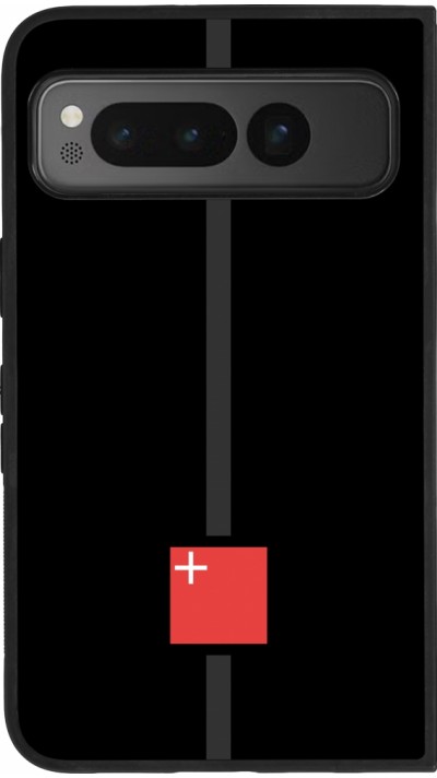 Google Pixel Fold Case Hülle - Silikon schwarz Kanton SZ schwarz