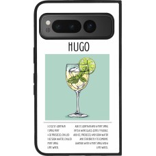 Google Pixel Fold Case Hülle - Silikon schwarz Cocktail Rezept Hugo