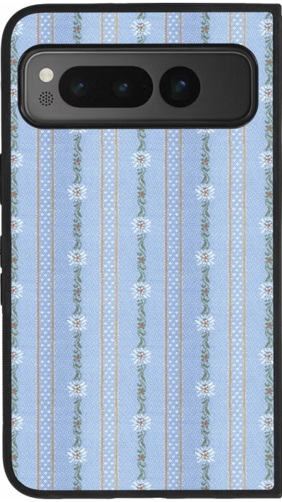 Google Pixel Fold Case Hülle - Silikon schwarz Edelweiss