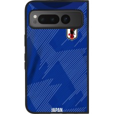 Google Pixel Fold Case Hülle - Silikon schwarz Japan 2022 personalisierbares Fussballtrikot