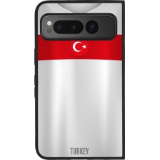 Google Pixel Fold Case Hülle - Silikon schwarz Türkei personalisierbares Fussballtrikot