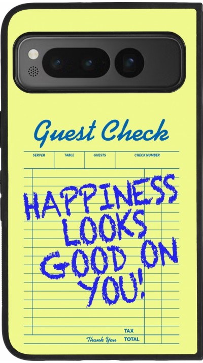 Google Pixel Fold Case Hülle - Silikon schwarz Guest check 2026