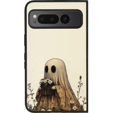 Google Pixel Fold Case Hülle - Silikon schwarz Halloween 2025 Ghost gardener