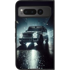 Coque Google Pixel Fold - Silicone rigide noir Mercedes G AMG Night