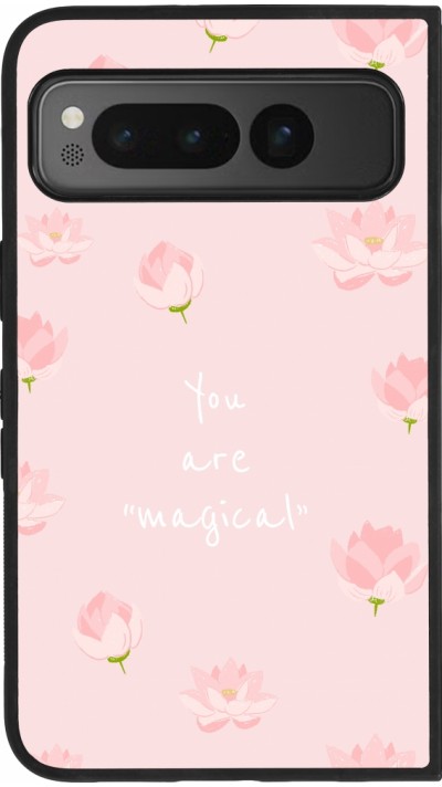 Coque Google Pixel Fold - Silicone rigide noir Mom 2023 your are magical