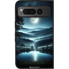 Coque Google Pixel Fold - Silicone rigide noir Night Sky View