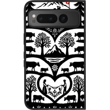 Google Pixel Fold Case Hülle - Silikon schwarz Poya Schweiz 2