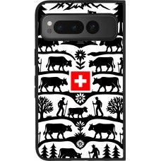 Google Pixel Fold Case Hülle - Silikon schwarz Poya Schweiz 3
