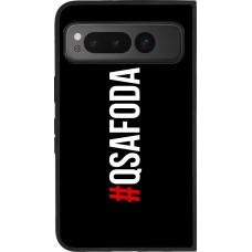 Coque Google Pixel Fold - Silicone rigide noir Qsafoda 1
