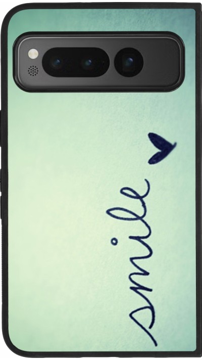 Coque Google Pixel Fold - Silicone rigide noir Smile