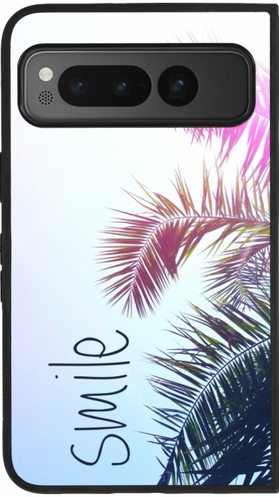 Coque Google Pixel Fold - Silicone rigide noir Smile 05