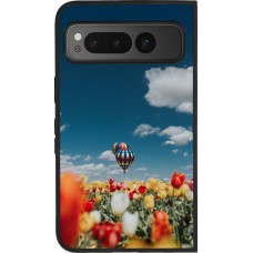 Google Pixel Fold Case Hülle - Silikon schwarz Hot air balloon Spring 2026