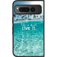 Google Pixel Fold Case Hülle - Silikon schwarz Summer 18 24