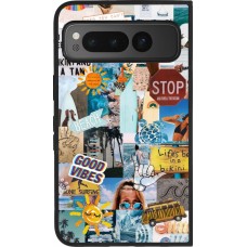 Google Pixel Fold Case Hülle - Silikon schwarz Summer 2021 15