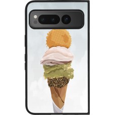 Coque Google Pixel Fold - Silicone rigide noir Summer 2025 Cornet