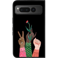 Coque Google Pixel Fold - Silicone rigide noir Womens day 2026 2