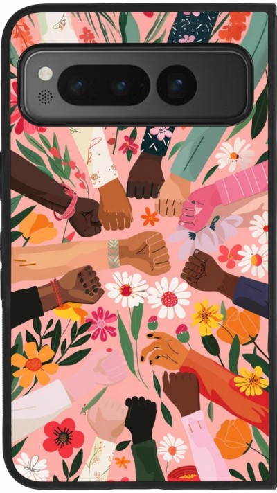 Coque Google Pixel Fold - Silicone rigide noir Womens day 2026 8