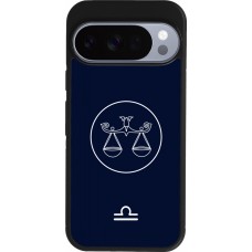 Google Pixel 10 / Pixel 10 Pro Case Hülle - Silikon schwarz Astrologie Waage