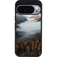 Coque Google Pixel 10 / Pixel 10 Pro - Silicone rigide noir Autumn 22 forest lanscape