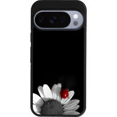 Coque Google Pixel 10 / Pixel 10 Pro - Silicone rigide noir Black and white Cox