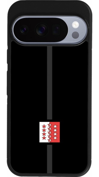 Google Pixel 10 / Pixel 10 Pro Case Hülle - Silikon schwarz Kanton VS schwarz