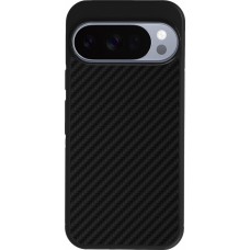 Coque Google Pixel 10 / Pixel 10 Pro - Silicone rigide noir Carbon Basic