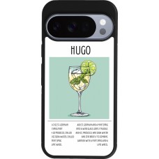 Coque Google Pixel 10 / Pixel 10 Pro - Silicone rigide noir Cocktail recette Hugo