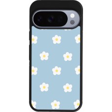 Coque Google Pixel 10 / Pixel 10 Pro - Silicone rigide noir Easter 2024 daisy flower