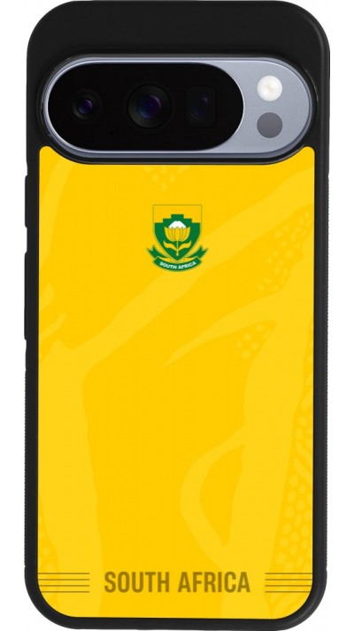 Google Pixel 10 / Pixel 10 Pro Case Hülle - Silikon schwarz Südafrika 2026 personalisierbares Fussballtrikot