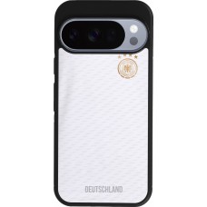 Coque Google Pixel 10 / Pixel 10 Pro - Silicone rigide noir Maillot de football Allemagne 2022 personnalisable