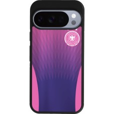 Coque Google Pixel 10 / Pixel 10 Pro - Silicone rigide noir Maillot de football Allemagne Extérieur personnalisable