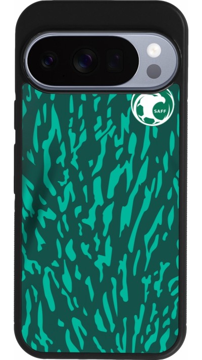 Google Pixel 10 / Pixel 10 Pro Case Hülle - Silikon schwarz Saudi-Arabien 2022 personalisierbares Fussballtrikot