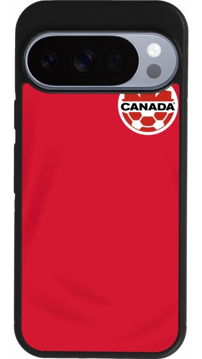 Google Pixel 10 / Pixel 10 Pro Case Hülle - Silikon schwarz Kanada 2022 personalisierbares Fussballtrikot