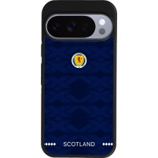 Coque Google Pixel 10 / Pixel 10 Pro - Silicone rigide noir Maillot de football Ecosse 2026 personnalisable