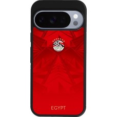 Google Pixel 10 / Pixel 10 Pro Case Hülle - Silikon schwarz Ägypten 2026 personalisierbares Fussballtrikot