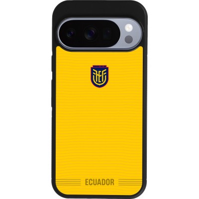 Google Pixel 10 / Pixel 10 Pro Case Hülle - Silikon schwarz Ecuador 2026 personalisierbares Fussballtrikot