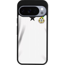 Coque Google Pixel 10 / Pixel 10 Pro - Silicone rigide noir Maillot de football Ghana 2022 personnalisable