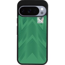 Coque Google Pixel 10 / Pixel 10 Pro - Silicone rigide noir Maillot de football Mexique 2022 personnalisable