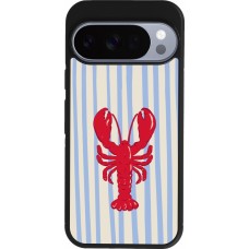 Coque Google Pixel 10 / Pixel 10 Pro - Silicone rigide noir Red lobster 2026