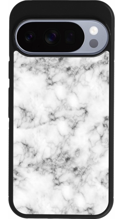 Coque Google Pixel 10 / Pixel 10 Pro - Silicone rigide noir Marble 01